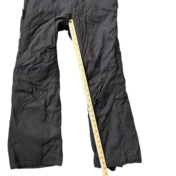 Columbia Women's Dark Grey Fleece Lined Elastic Waist Snow Ski Pants Size M - Picture 5 of 8